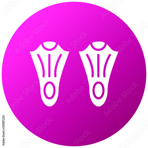 Vector Design Fins Icon Style