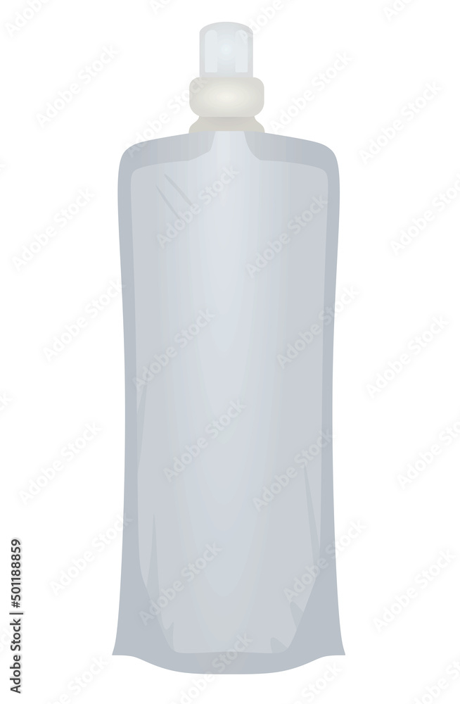 Water bottle foldable, vector illustration Water bottle foldable, vector illustration