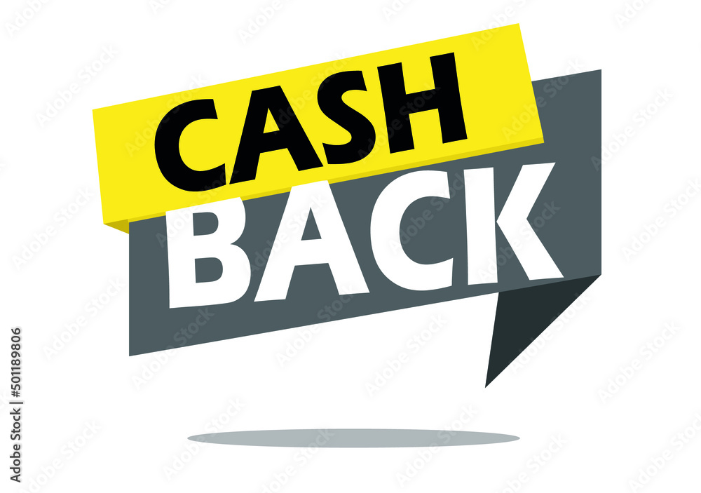 CASH BACK. icon, banner, for websites and printing