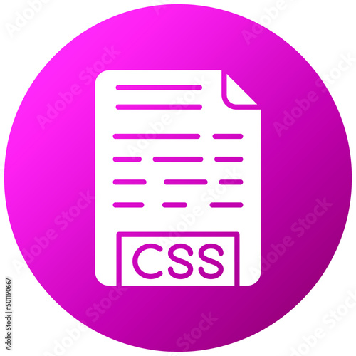 Vector Design CSS File Icon Style