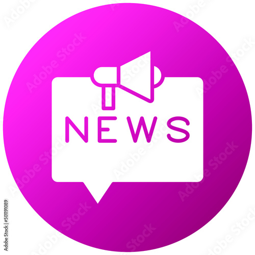Vector Design News Banner Icon Style