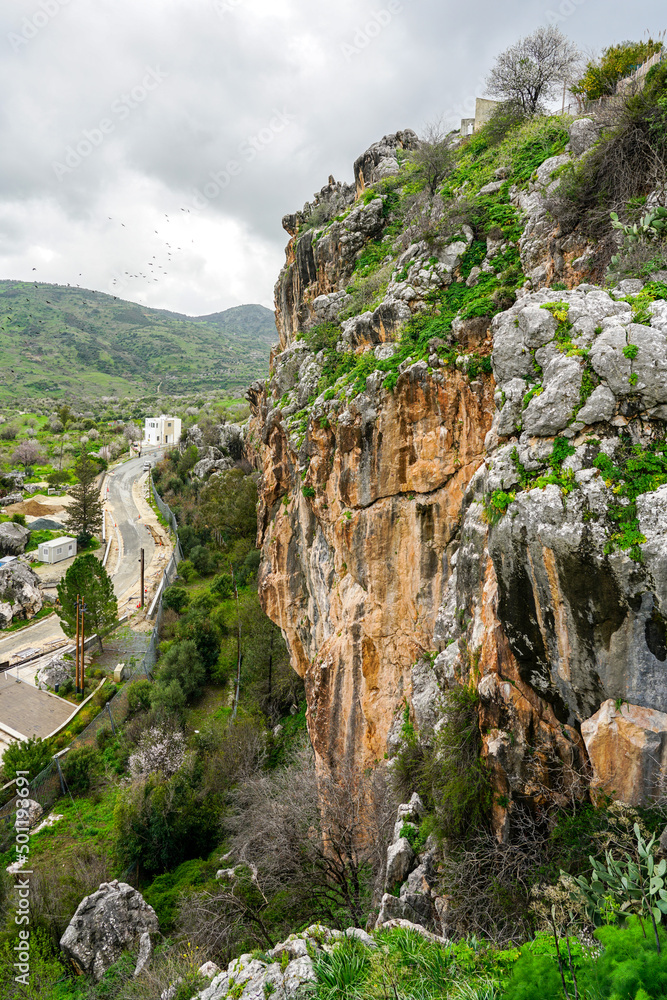 Beautiful view of Episkopi rock near Paphos in Cyprus