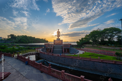 Canvas Print swami vivekananda statue nagpur