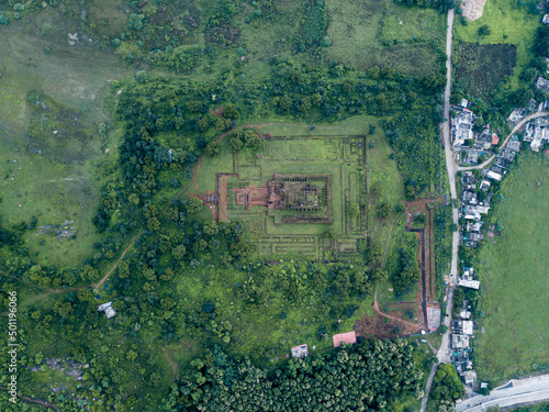 mansar buddhist stupa  photo