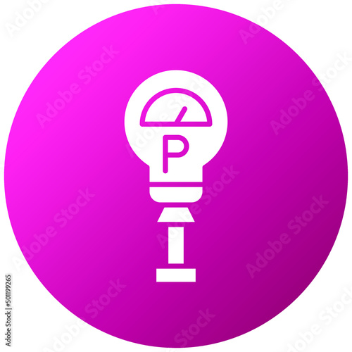 Vector Design Parking Meter Icon Style