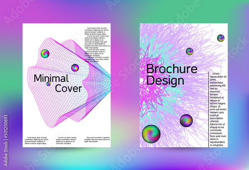 Minimum coverage of a vector. Cover design. Set of modern abstract musical backgrounds. Sound flyer for creating a fashionable cover, banner, poster, booklet...