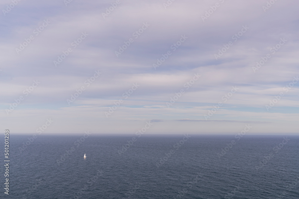 View from Albir lighthouse in Sierra Helada, Alfaz del Pi, Alicante, Spain.