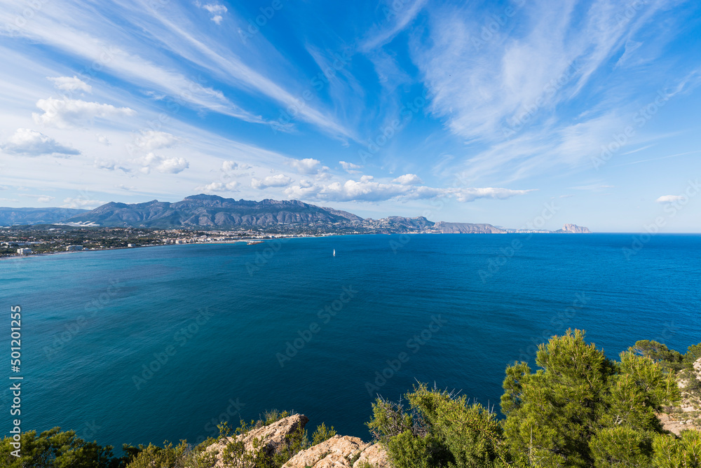 View from Albir lighthouse in Sierra Helada, Alfaz del Pi, Alicante, Spain. View from Albir lighthouse in Sierra Helada, Alfaz del Pi, Alicante, Spain.