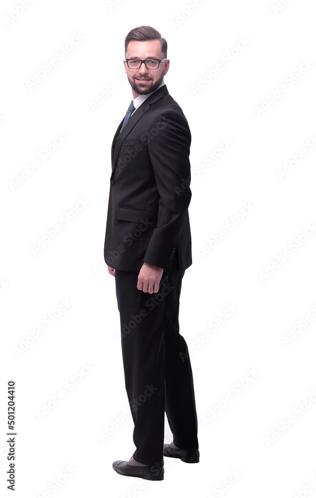 full length . a successful young man in a business suit full length . a successful young man in a business suit