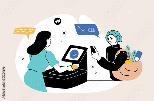 Online payment concept