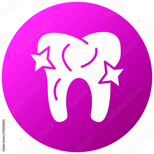 Vector Design Clean Tooth Icon Style