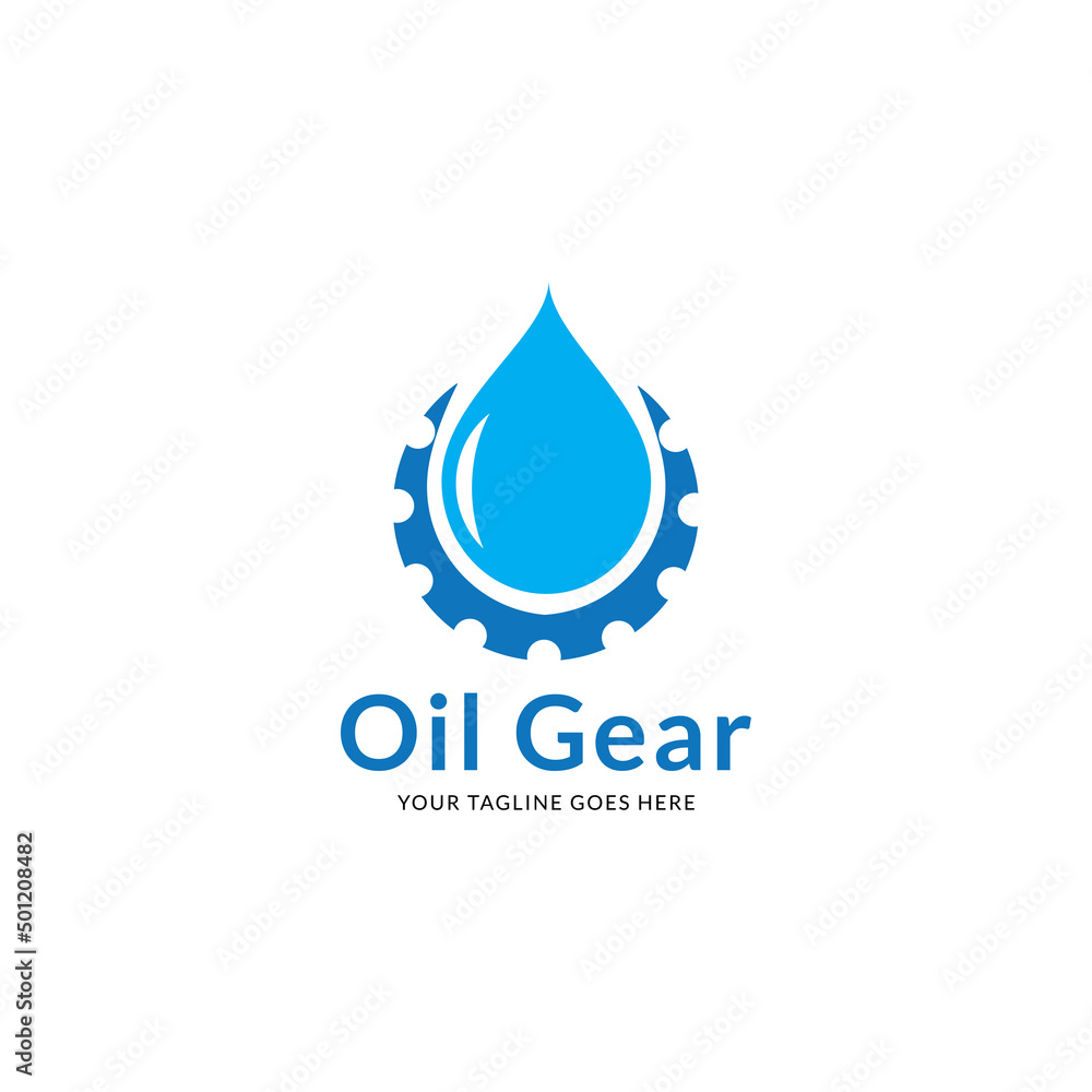 Oil gear vector logo template. This design use cog symbol. Suitable for industrial. Oil gear vector logo template. This design use cog symbol. Suitable for industrial.