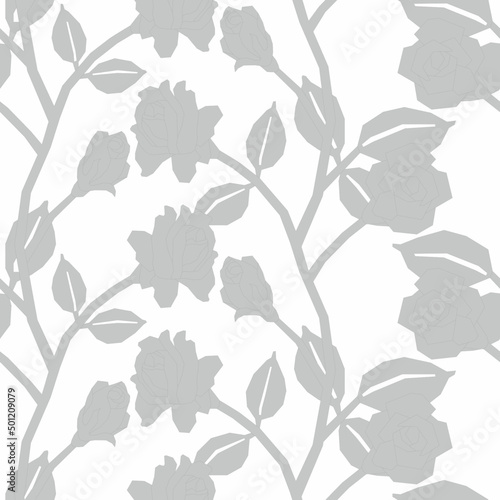 Floral bouquet vector pattern with small flowers and leaves Plant background for fashion  wallpapers  print. A lot of different flowers on the field.Seamless Floral Pattern in vector.