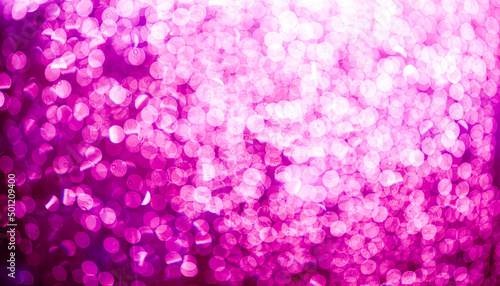purple bokeh defocused glitter, abstract background with purple bokeh on a dark background