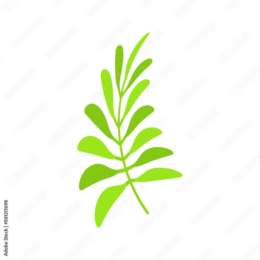 Naklejka premium tropical Leaves graphic design vector