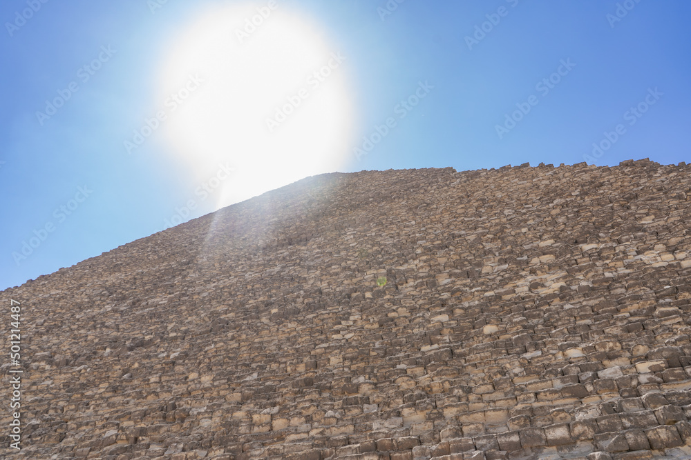 The Great Pyramid of Giza is a defining symbol of Egypt and the last of the ancient Seven Wonders of the World. The massive temple complex of Karnak was the principal religious center of the god Amun. The Great Pyramid of Giza is a defining symbol of Egypt and the last of the ancient Seven Wonders of the World. The massive temple complex of Karnak was the principal religious center of the god Amun.