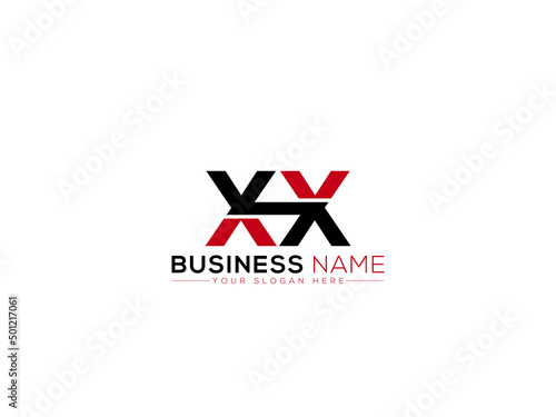 Creative XX Logo Image, Letter Xx x x Logo Icon Design For Your Modern Business photo