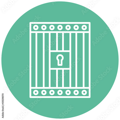 Vector Design Jail Icon Style