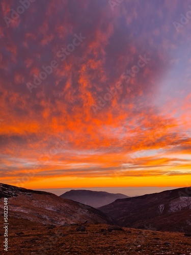 Atardecer desde Sierra Nevada