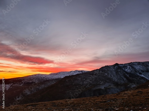 Atardecer desde Sierra Nevada