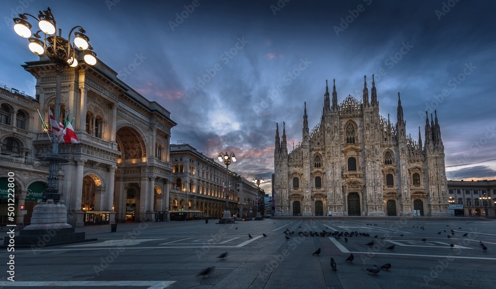 Milan by night