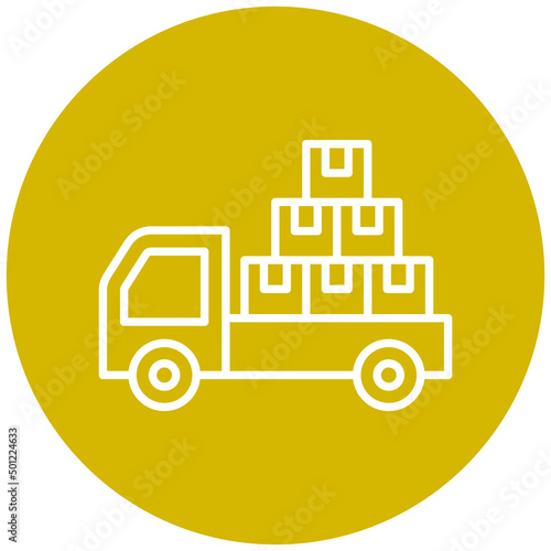 Vector Design Freight Icon Style