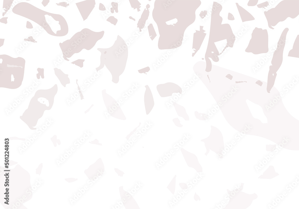 Terrazzo modern abstract template. Pink and grey Terrazzo modern abstract template. Pink and grey