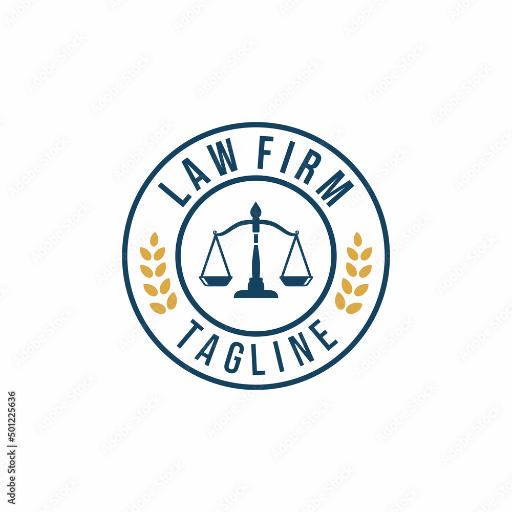 Law firm logo design vector Law firm logo design vector