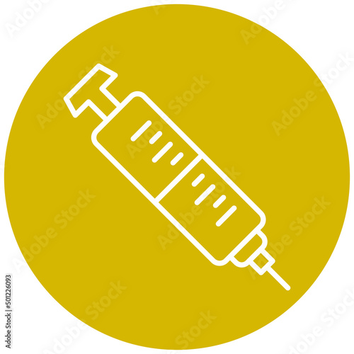 Vector Design Syringe Icon Style