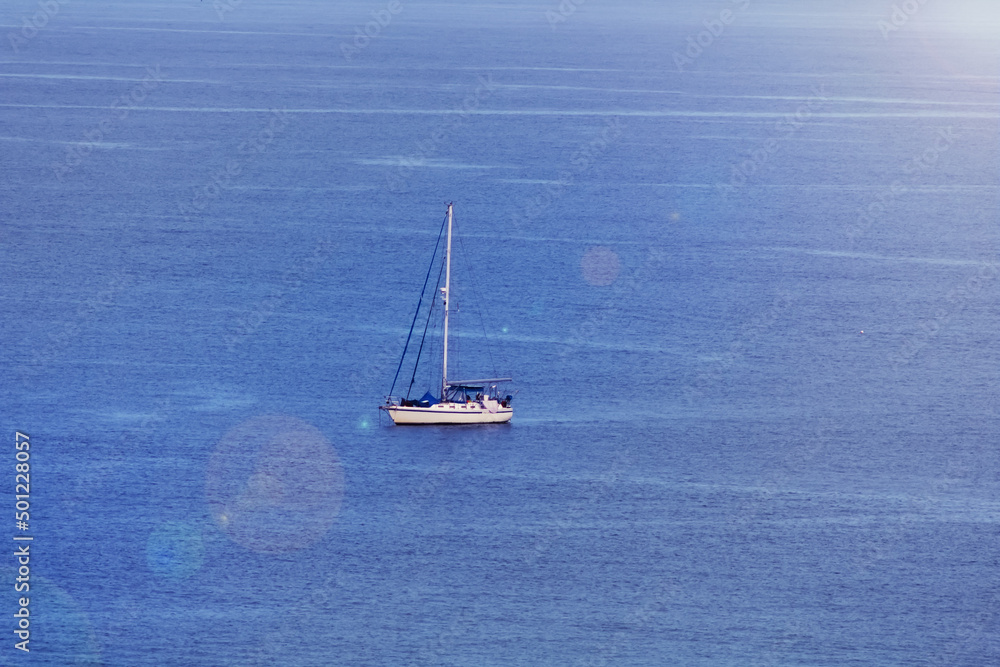 Fototapeta premium yacht in the sea
