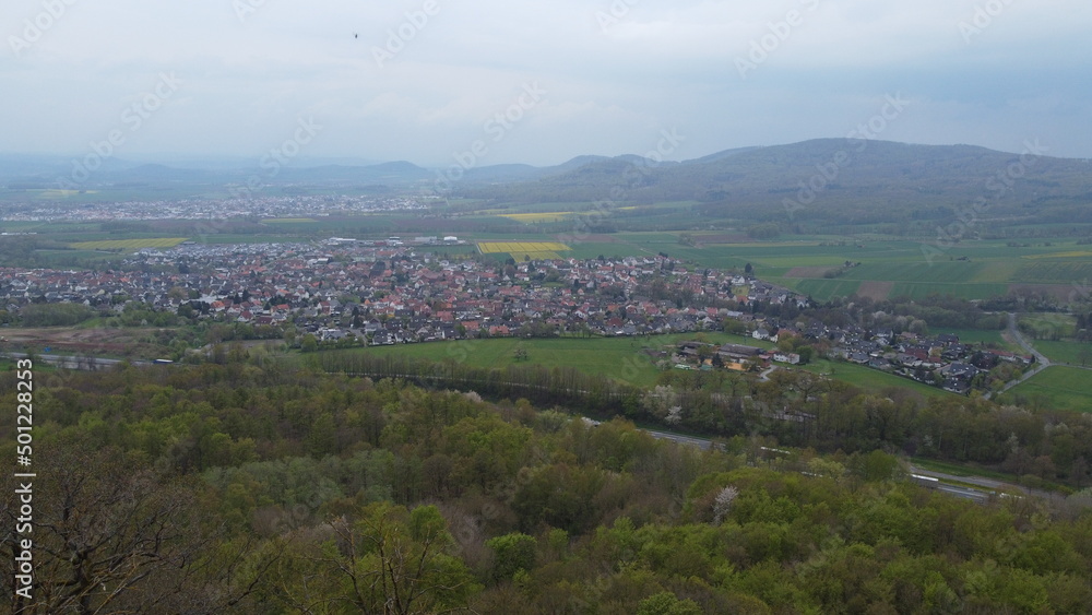 Fototapeta premium Luftaufnahme Hirzstein.JPG