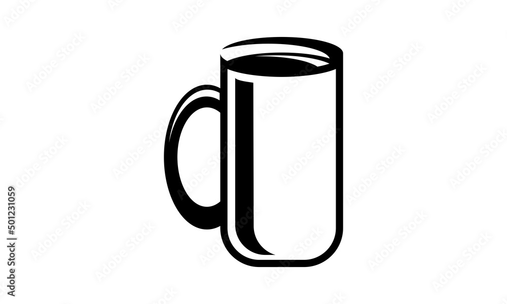 vector glass tea cup silhouette vector glass tea cup silhouette