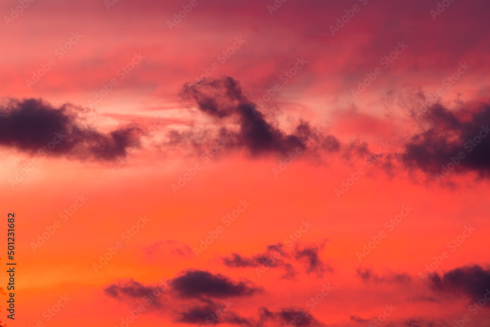 Sunset Clouds High Resolution Image