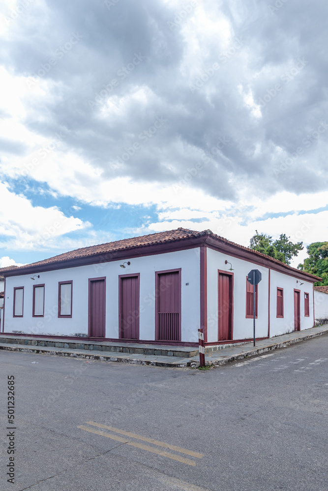 old house in the city of Cordisburgo, State of Minas Gerais, Brazil