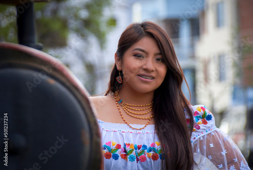 Mujer Indígena Ecuador-Riobamba
Las mujeres indígenas son reconocidas como las protectoras y guardianas de los valores culturales y las garantes de la permanencia de sus pueblos. photo