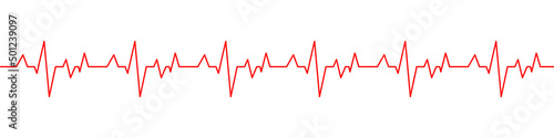 Abstract Heartbeat line icon on the background. Vector EPS 10