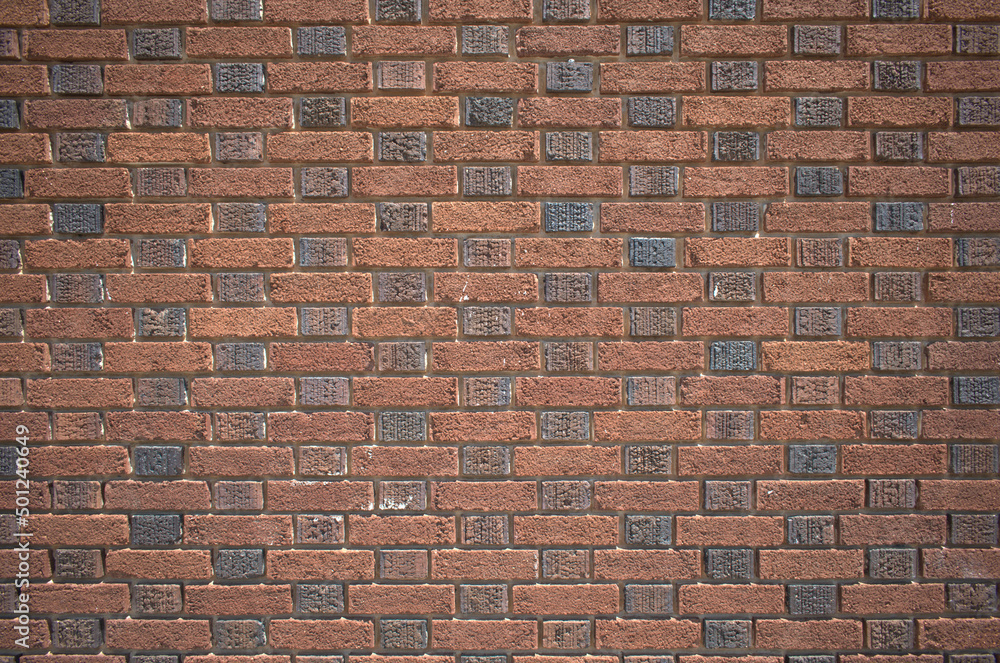 Obraz premium Black and Brown Brick Wall