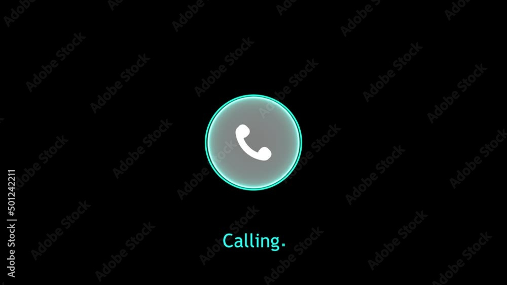 Technology phone calling animation. Incoming call, phone calling. Technology phone calling animation. Incoming call, phone calling.