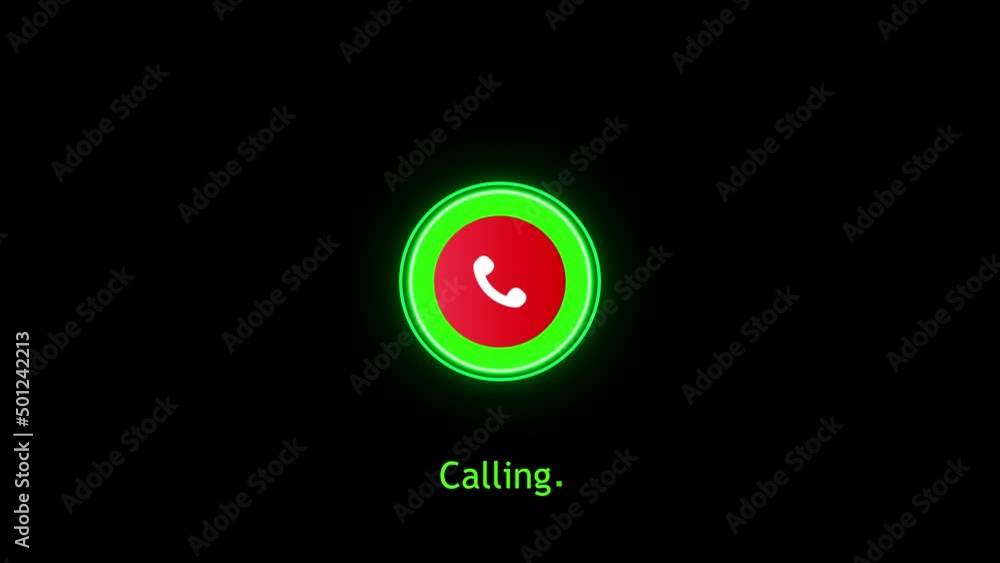 Technology phone calling animation. Incoming call, phone calling. Technology phone calling animation. Incoming call, phone calling.