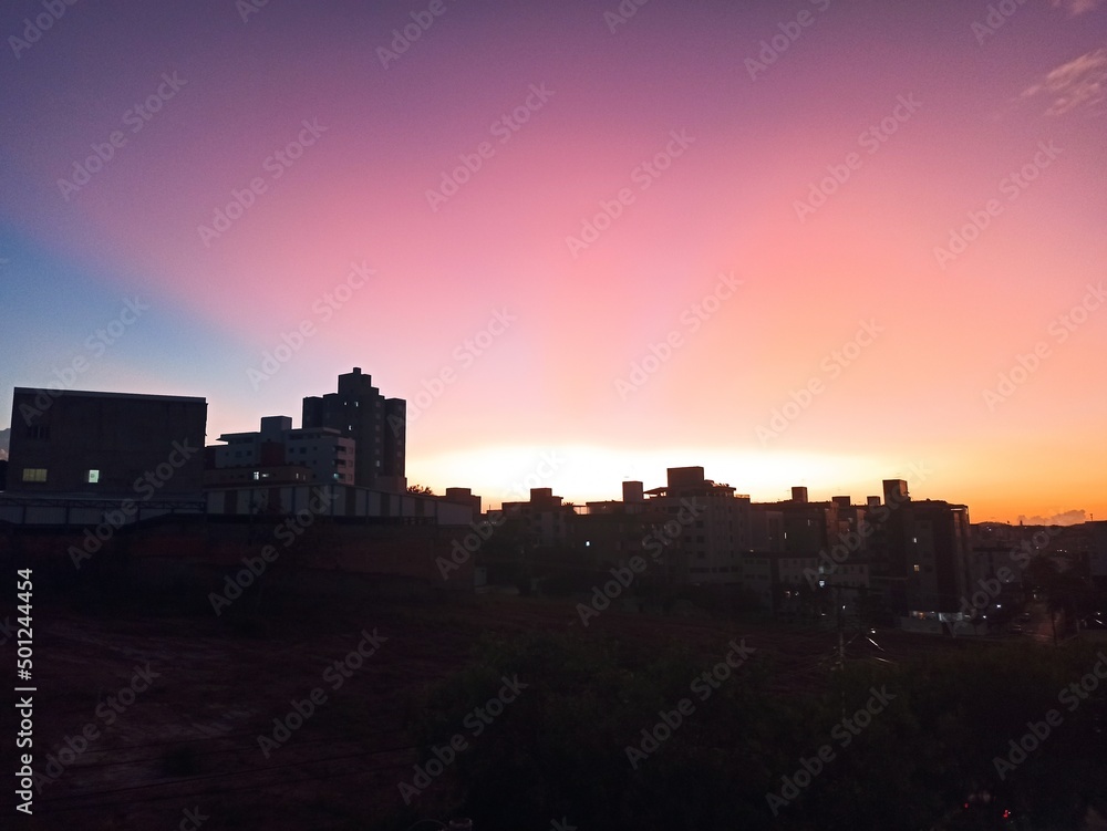 Pôr-do-sol em Belo Horizonte