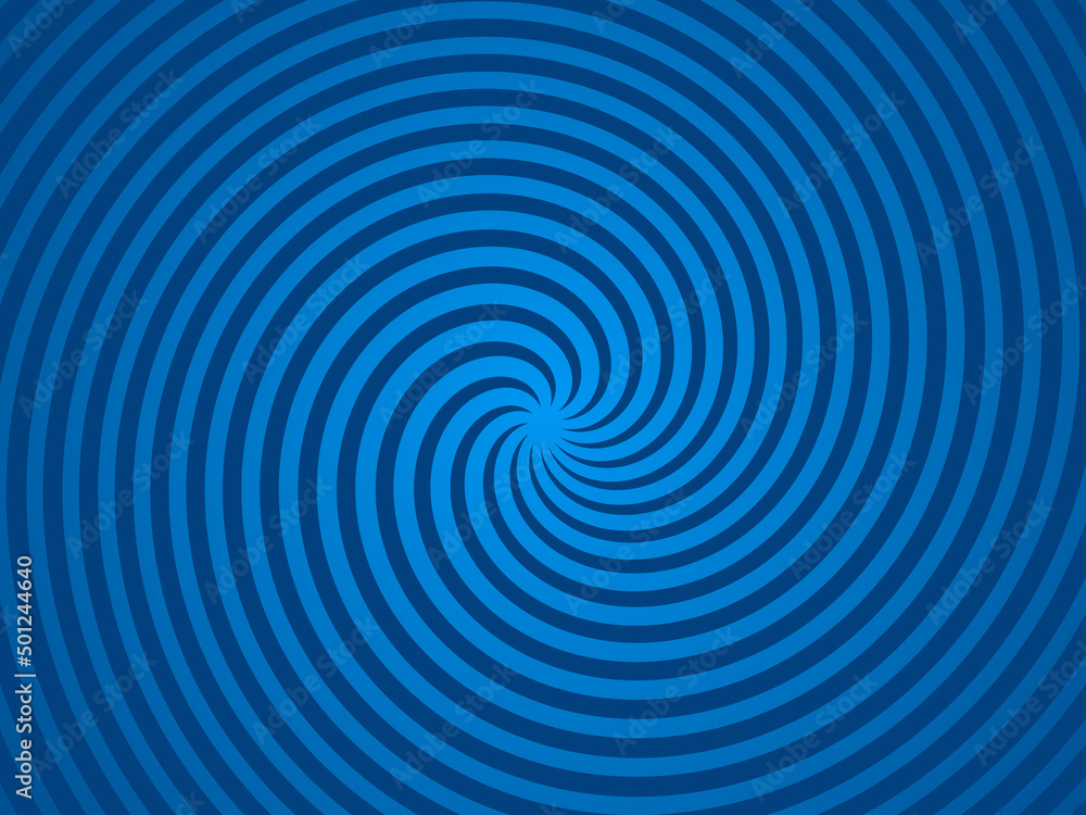 Blue vortex spin around the center of the background.