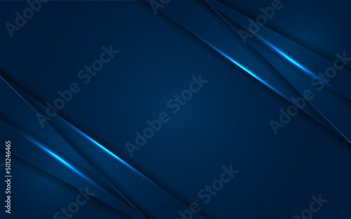 Modern blue background with blue line glowing