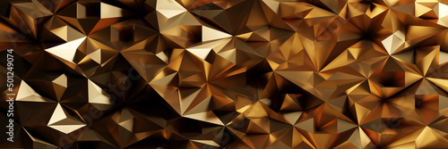 Gold metal background. Brushed metallic texture. 3d rendering