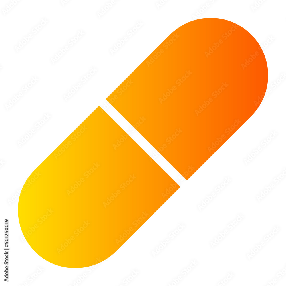 capsule gradient icon capsule gradient icon
