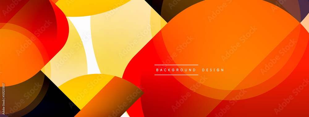 Round triangle shapes lines and circles. Geometric vector illustration for wallpaper banner background or landing page Round triangle shapes lines and circles. Geometric vector illustration for wallpaper banner background or landing page
