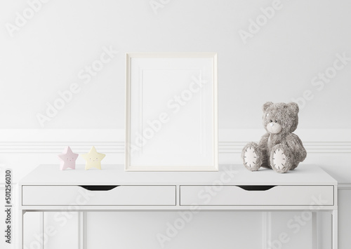 Kids Frame Mockup - Nursery Frame