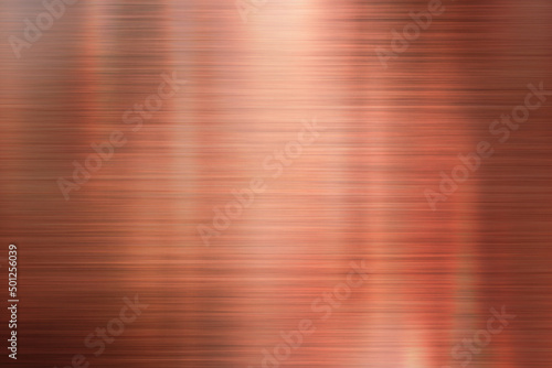 brushed copper metal industrial background