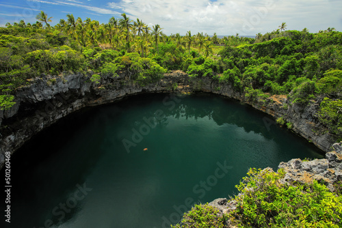 Turtles Hole in the north of Ouvea Island, Loyalty Islands, New Caledonia.