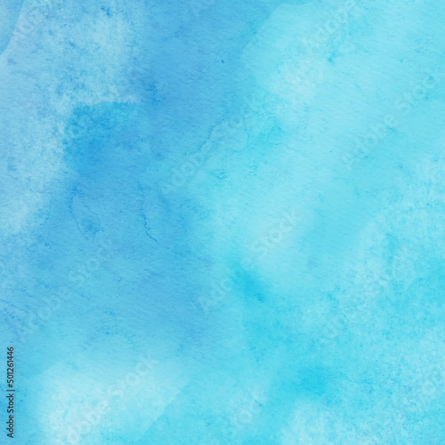 Abstract blue watercolor paint background. Vector illustration