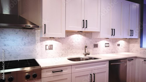 modern interior, kitchen cabinet design
